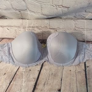 Victoria's Secret 34DDD Blue Multi-way Lacey Dream Angels Bra